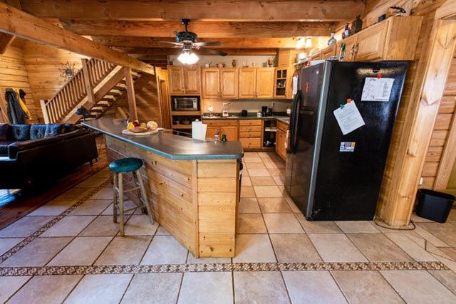 Private Log Cabin With Indoor Pool Sauna And Gym You Rent It All No One Else McAlpin Bagian luar foto