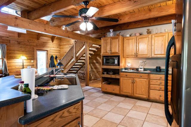 Private Log Cabin With Indoor Pool Sauna And Gym You Rent It All No One Else McAlpin Bagian luar foto