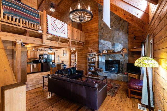 Private Log Cabin With Indoor Pool Sauna And Gym You Rent It All No One Else McAlpin Bagian luar foto